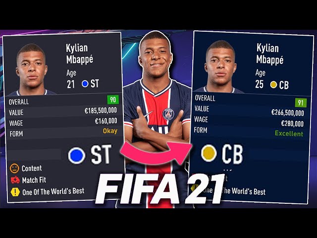 HOW TO CHANGE YOUR PLAYER POSITION IN CAREER MODE (All Positions) - FIFA 21