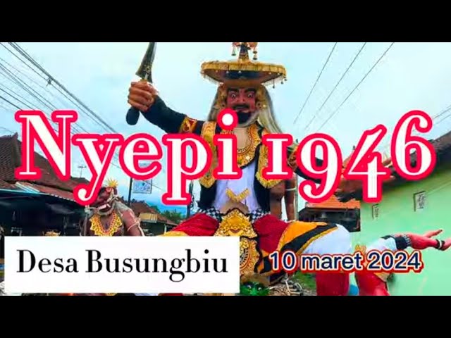 Rahajeng Rahina Nyepi tahun caka 1946 #ogohogoh #busungbiu #nyepi2024 #ogohogohterbaik #nyepi2024