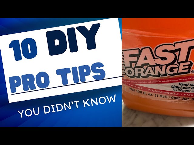 Top 10 DIY cleaning hacks