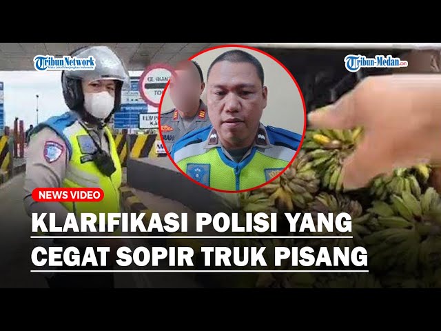 🔴VIRAL, POLISI ADU MULUT VS SOPIR TRUK PISANG di Palembang Diduga Bawa Sabu, Kini Beri Klarifikasi