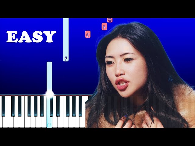 beabadoobee - Real Man (EASY Beginner Piano Tutorial)