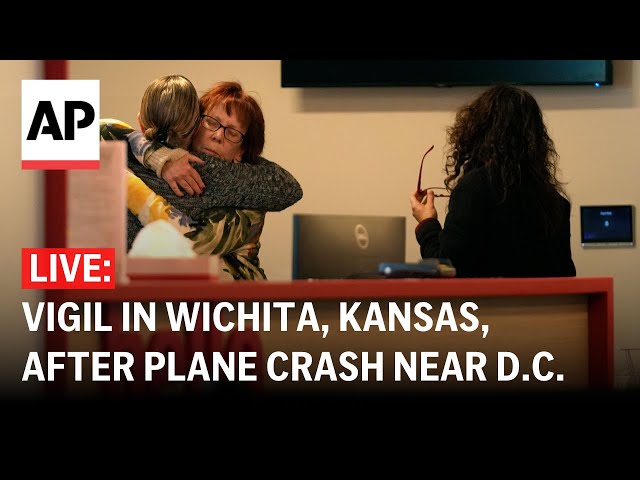 LIVE: Vigil in Wichita, Kansas, after plane crash near D.C.