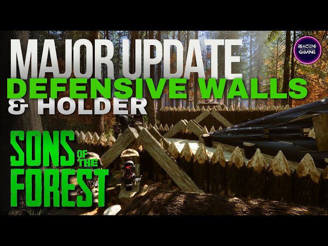 Sons of the Forest 2025 Major Update: Night V Holder, Glider Holder & Defensive Walls!