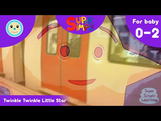 Twinkle Twinkle Little Star | Super Simple Songs | For Baby 0-2 Years 👶🏻