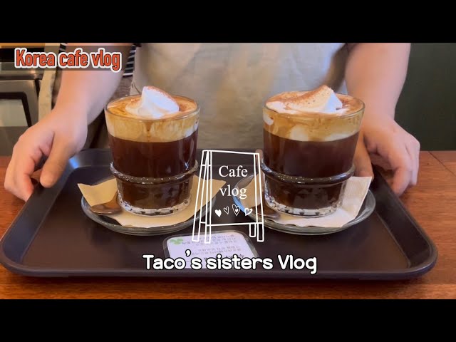 [Sub] Cafe Vlog) 이븐하게 익은 개인카페 브이로그💘 | 내 구독핑이 되어줄래? | asmr | korea coffee shop | 잠 안오면 들어와