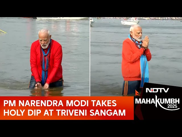 Maha Kumbh 2025 | PM Modi At Maha Kumbh, Takes Holy Dip At Sangam