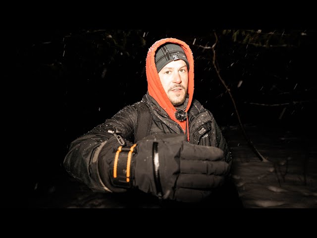 A Very TERRIFYING EXPERIENCE Roaming the HAUNTED WOODS in A Snow Storm | Searching for Bigfoot