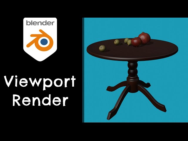 Viewport Render Image And Animation | Blender 4.2 Tutorial