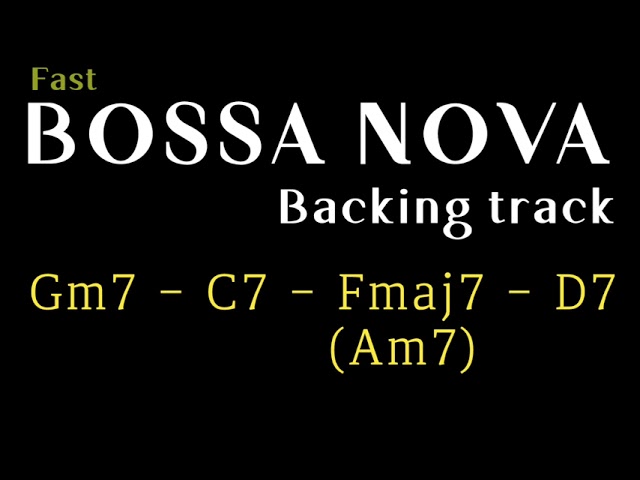 BOSSA NOVA(2516) Backing track in F major - HW backing track