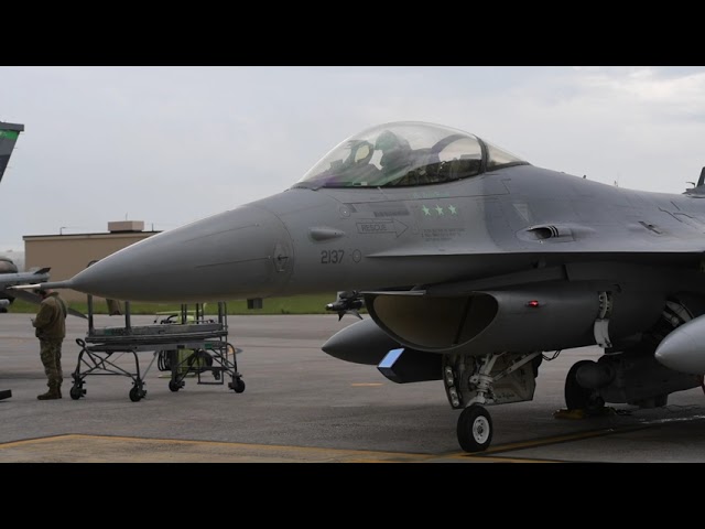 Astral Knight 2021 including F-16 Fighting Falcon takeoffs, recovery operations