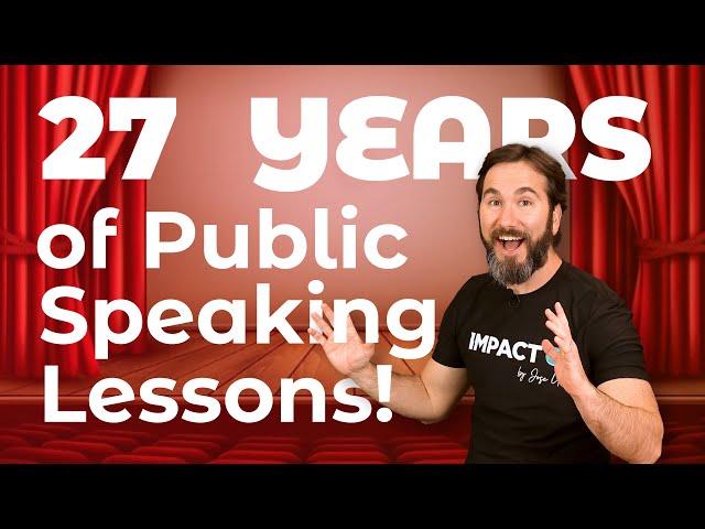 How to Present with Impact and Confidence | Master Public Speaking & Communication Skills