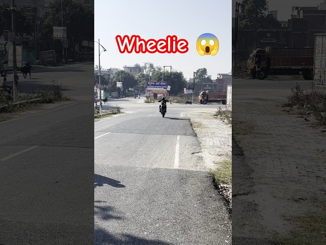 N160 wheelie😱 #shortvideo #trending #motovlog #rider #bike #stunt #wheelie #reaction #feed #rap