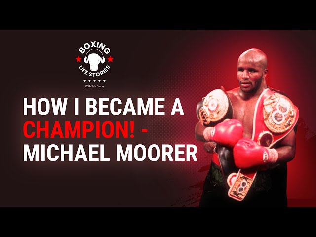 Boxing Life Stories: Michael Moorer Inspiring Journey to Boxing Stardom!🥊 #boxing #podcast