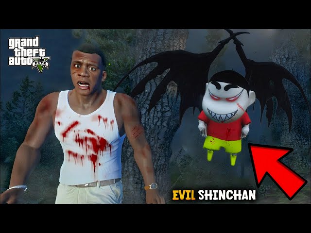 Franklin Meets Evil Shinchan In GTA 5 | Paradox FTW