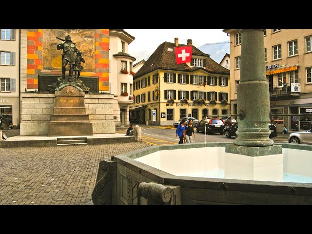 Switzerland 🇨🇭 Evening trip to the cantonal capital Uri Altdorf