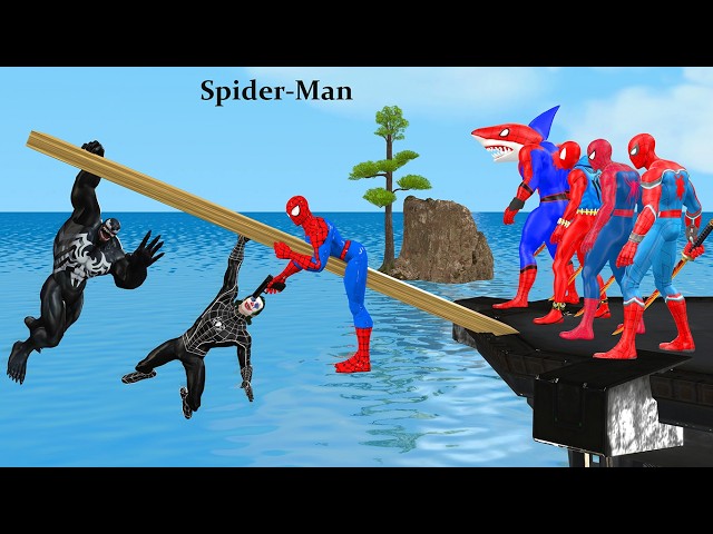 Siêu nhân nhện🔴Spider Man Rescues Pregnant Spider Man From The Villain Venom vs Joker spider vs Hulk