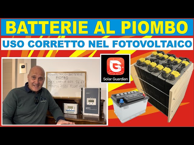 BATTERIE AL PIOMBO  #fotovoltaico