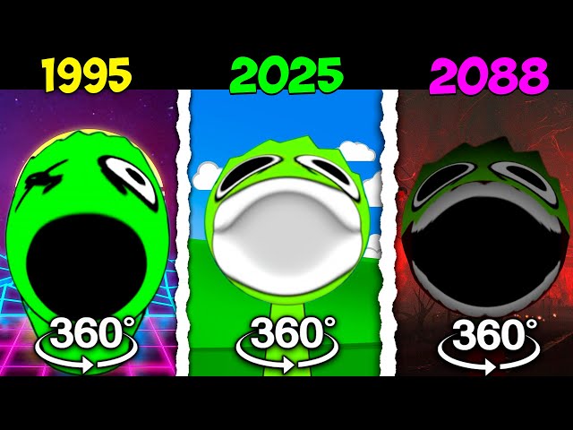 360° VR Pop Incredibox Sprunki 1995 vs 2025 vs 2088