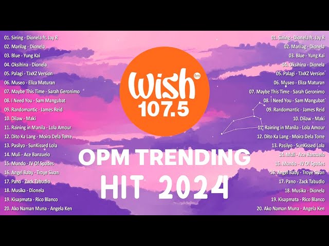 (Top 1 Viral) OPM Acoustic Love Songs 2024 Playlist 💗 Best Of Wish 107.5 Song Playlist 2024 #v1