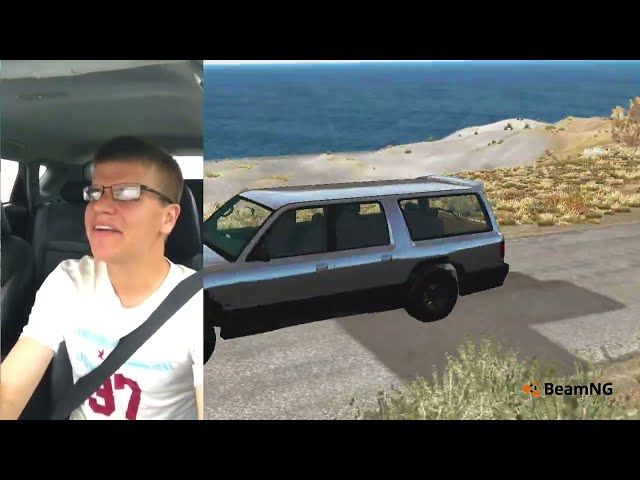 Singing Man Car Crash #1 | BeamNG Drive | BeamNG Gaming