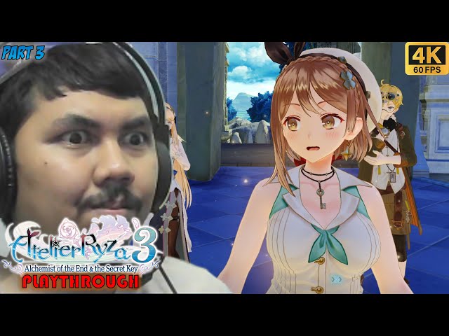 FIRST BOSS FIGHT ALREADY? | AJ PLAYS: Atelier Ryza 3 - Part 3 (4K)