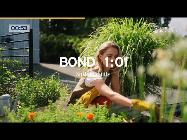 Bond 1:01 — Sustainability