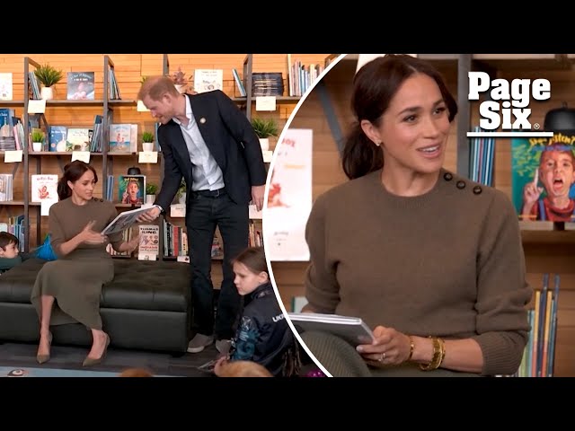 Meghan Markle wears monochromatic look while reading to children on sidelines of Invictus Games