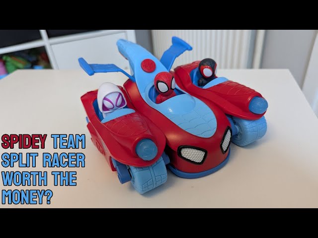 Marvel Spidey and His Amazing Friends Spidey Team Split Racer – Demo & Review