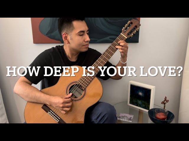 How Deep Is Your Love (with lyrics) by Bee Gees, arr. by Tony Rowden