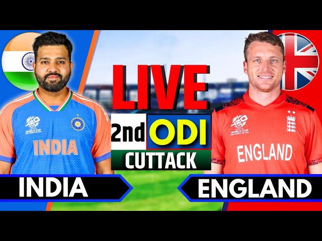 India vs England, 2nd ODI | Live Cricket Match Today | IND vs ENG Live Match Today | Last 44 Overs