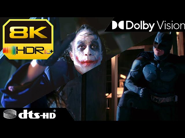 [8K HDR10+ IMAX] Final Battle - The Dark Knight (2008) | DTS 5.1