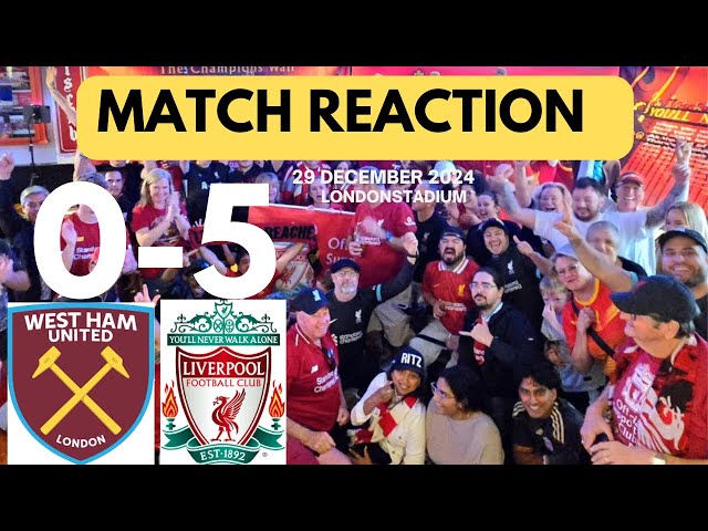 WEST HAM 0-5 LIVERPOOL | L. DIAZ, GAKPO, M. SALAH SCORES & 2 ASSISTS | TRENT AA & D. JOTA SCORES