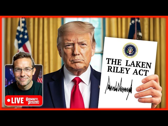 Trump Taking LIVE Questions From Press Right Now, Signing Laken Riley Act From White House | VICTORY