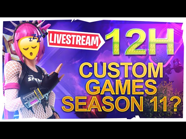 🛑LIVE: 💥SOLO/DUO/TEAMS CUSTOM Games💥12H STREAM - Road to Season 11😲 - Fortnite  - Deutsch