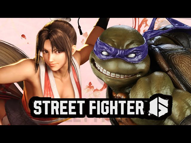 Street Fighter 6 DLC TMNT are Hot for Teacher Mai (PS5)