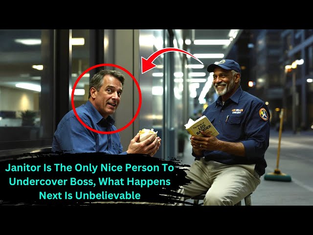 Janitor Is The Only Nice Person To Undercover Boss, What Happens Next Is Unbelievable