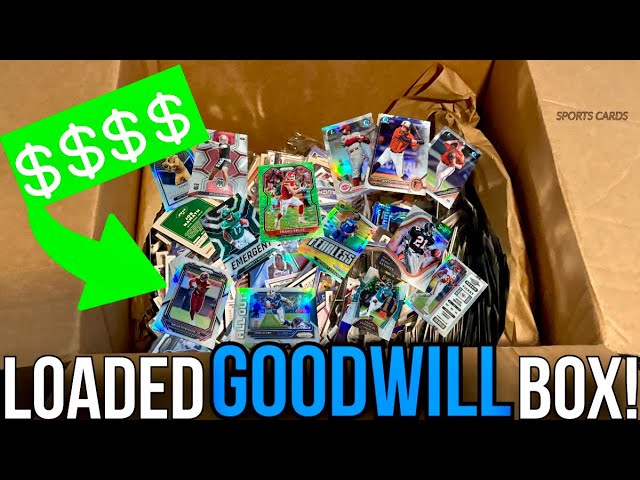 I PURCHASED MASSIVE SPORTS CARDS BOX FROM GOODWILL (20+ POUNDS)!