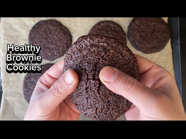 Easy Healthy Brownie Cookies Recipe at home - with almond powder