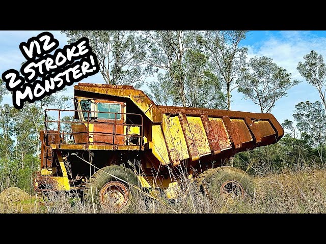 Will this 60yr OLD V12 2 STROKE Detroit Dump Truck START & DRIVE out of this Quarry?