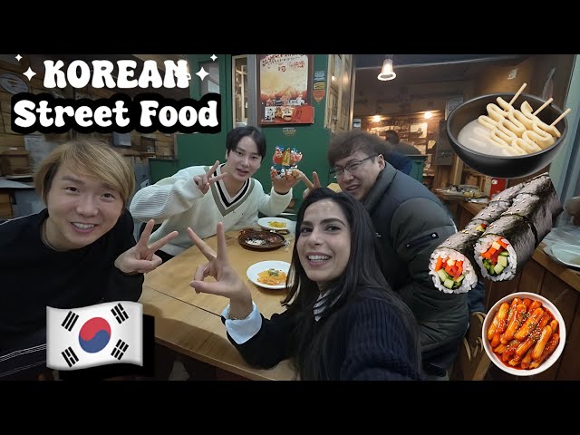 Korean street food in Gangnam 🇰🇷😍 | Muse Clinic First Vlog