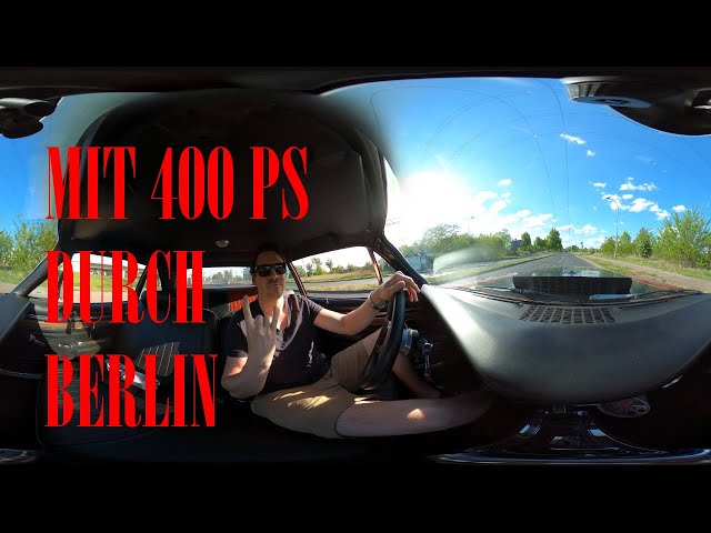 Rumblubbern mit 400 PS durch Berlin - US Oldtimer - Muscle Car - V8 Big Block - CarVlog