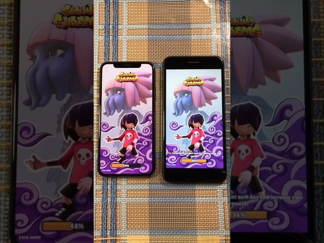 Subway Surfers faster on iPhone X vs 8 Plus #iphonecomparison #iphonetest #iphonelovers #fyp