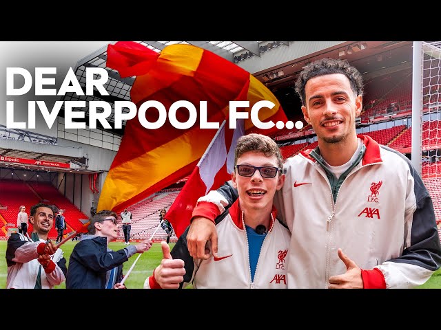 Curtis Jones Makes Harry's Kop Dreams Come True ❤️  |  Dear Liverpool FC