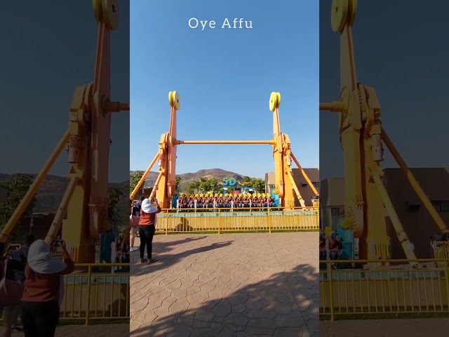 wet n joy park in lonavala | Top Spin Suspended high thrill rides #wetnjoy #shorts