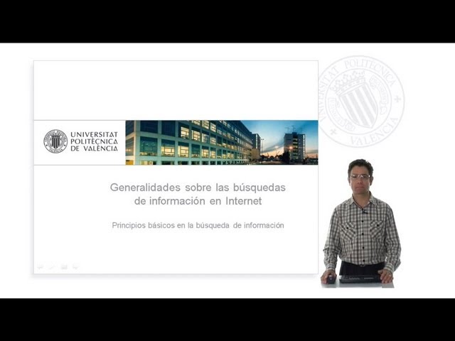 Principios básicos en la búsqueda de información |  | UPV