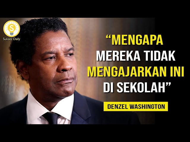 Nasihat Hidup Denzel Washington Tentang Kegagalan dan Kesuksesan - Subtitle Indonesia - Inspirasi