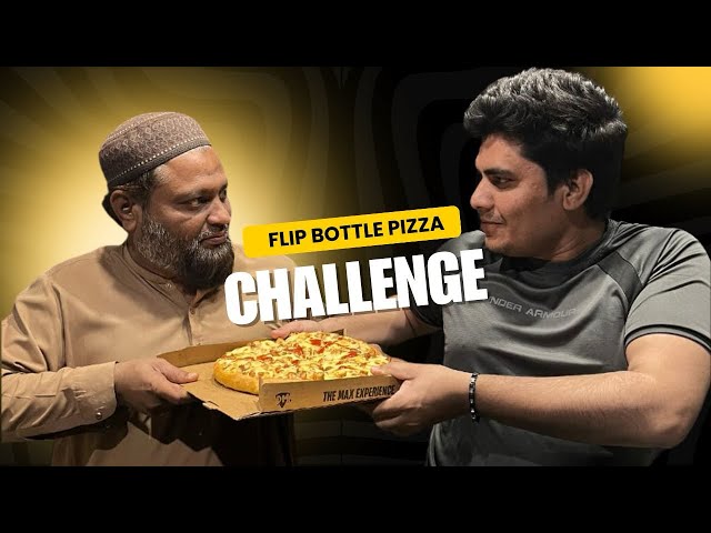 Funny bottle flip challenge | pizza challenge.