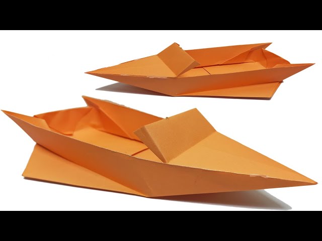 Origami Paper Speed Boat | How to Make a Paper Boat that Floats | Paper Speed Boat