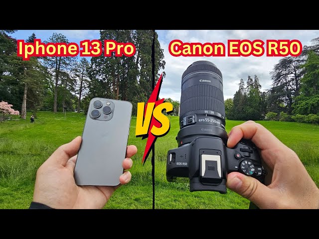 Iphone 13 Pro vs. Canon EOS R50 with EF-S 55-250mm | Full HD | 60fps