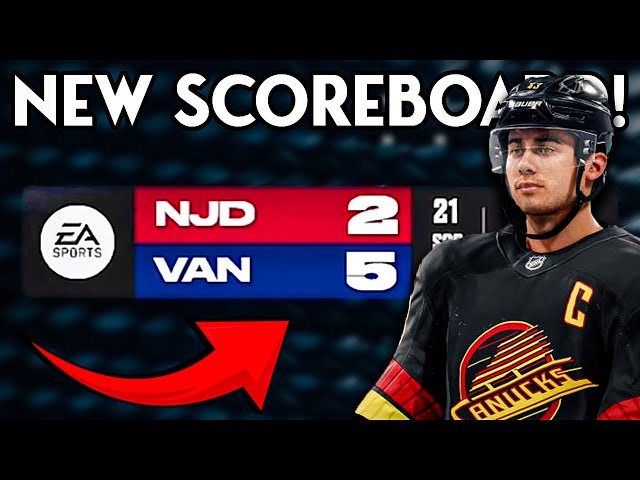 NHL 25's NEW Scoreboard JUST Got REVEALED!